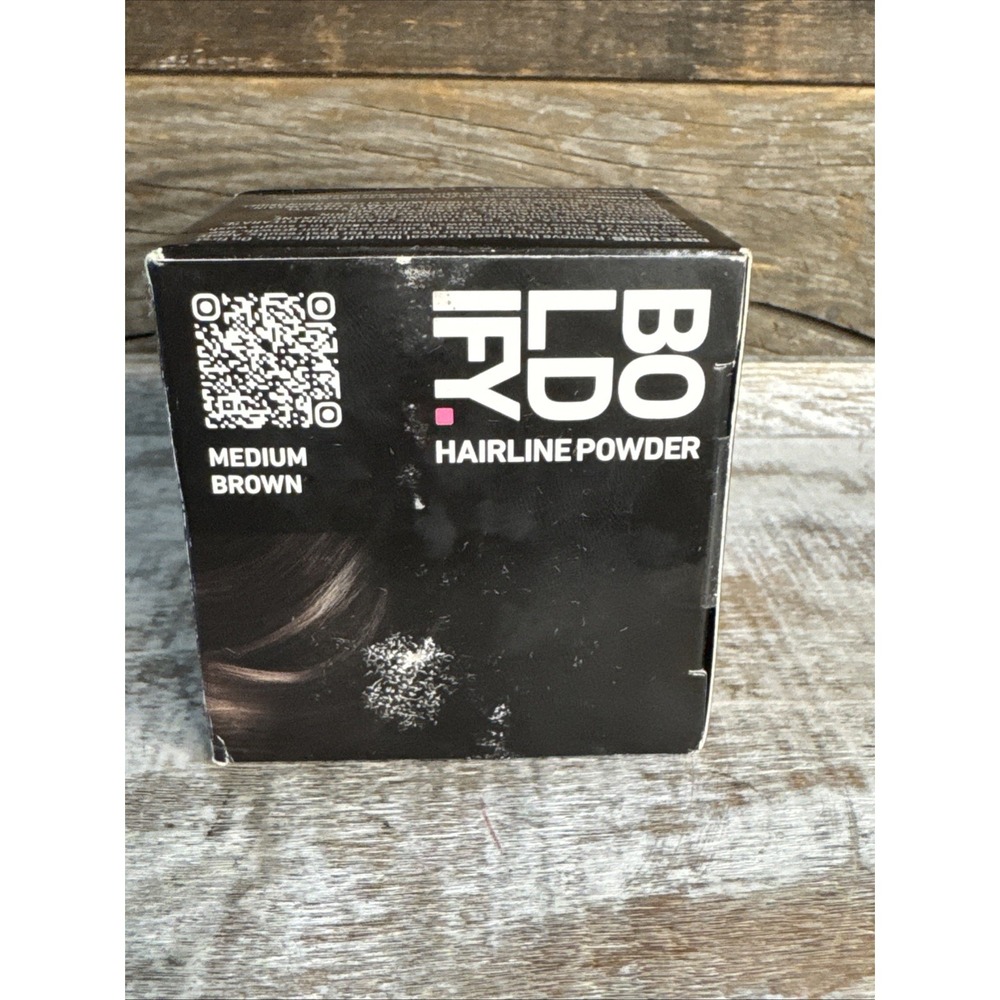BOLDIFY Hairline Powder Medium Brown 0.35oz Sealed | MSRP = $30
